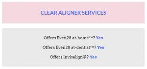 List-Clear-Aligner-Services