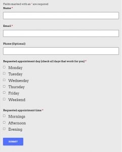 Appointment-Booking-Form